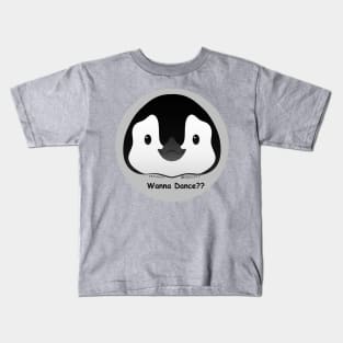 Baby Penguin - Let's Dance Kids T-Shirt